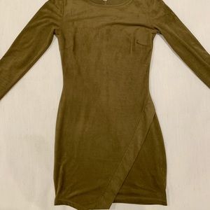 Olive green dress